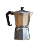 Metal Mokka Pot for 6 Coffee Cups