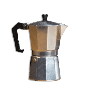 Metal Mokka Pot for 6 Coffee Cups