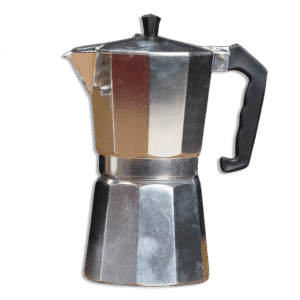 Metal Mokka Pot for 9 Coffee Cups