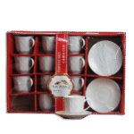Momaz Set of Dozen Coffee Cups with Saucer