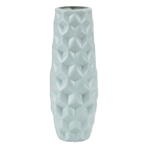 Nordic Blue Long Diamond Vase