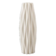 Nordic White Long Patterned Vase