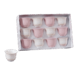 Ornamented Rose Coffee Cups Set