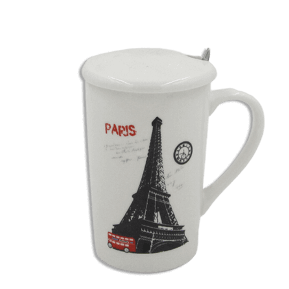 Paris-White-Glass-Mug-with-Lid-&-Spoon