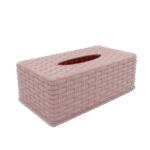 Pink Plastic Tissue Box