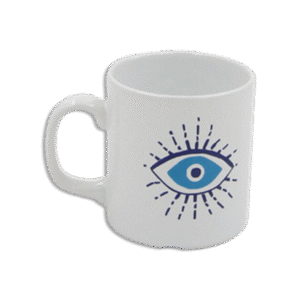 Porcelain Blue Eye Mug