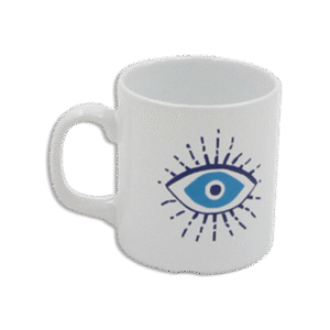 Porcelain Blue Eye Mug