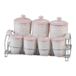 Porcelain Rose Spices Set