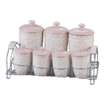 Porcelain Rose Spices Set