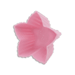 Star Shaped Pink Mini Plastic Bowl