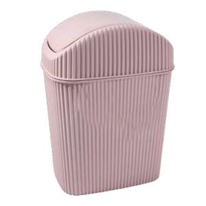 Sun Plast Pink 2.5L Patterned Dustbin