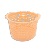 Sun Plast Orange Round Strainer