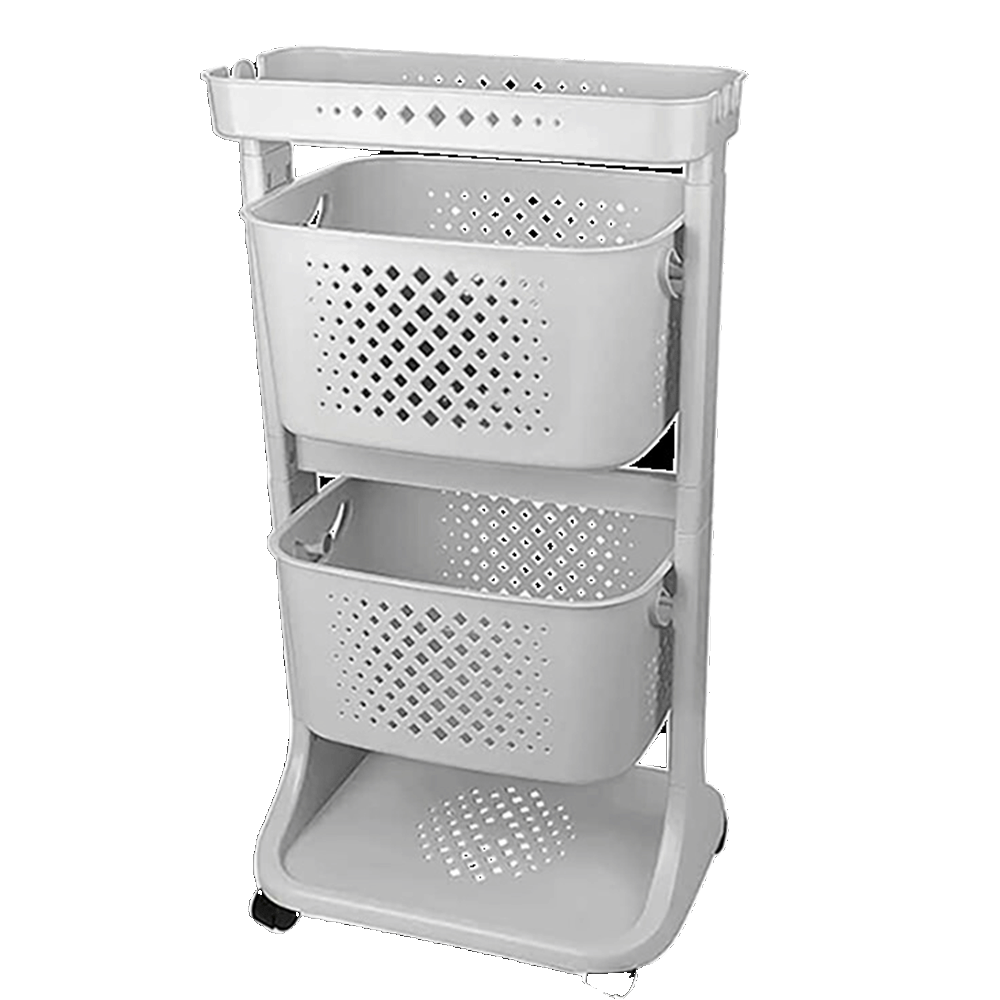 Titiz-Creamy-Multi-Purpose-Layered-Storage-Basket