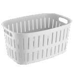 Tuffex 27L White Laundary Basket