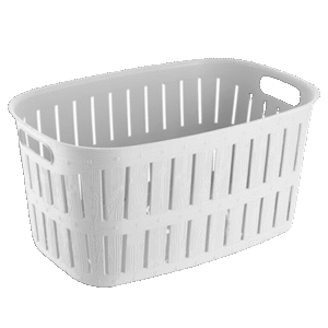 Tuffex 27L White Laundary Basket