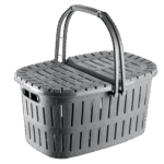 Tuffex 27L Grey Picnic Basket with Hands