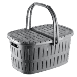 Tuffex 27L Grey Picnic Basket with Hands