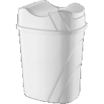 Tuffex 8.5L White Swallow Dustbin