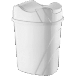Tuffex 8.5L White Swallow Dustbin
