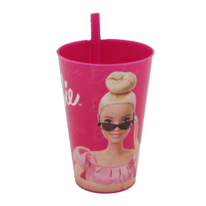 Tuffex Barbie Cup With Straw