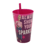 Tuffex Barbie Squad Cup with Straw
