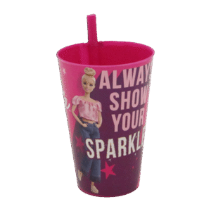 Tuffex Barbie Squad Cup with Straw