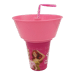 Tuffex Barbie Snack Bucket with Cup and Straw