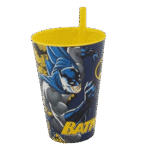 Tuffex Batman Cup with Straw