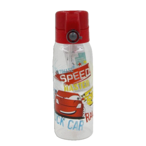 Tuffex Cars Bottle With Straw And Lock