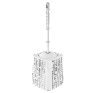 Tuffex White Knitted Turkish Toilet Brush