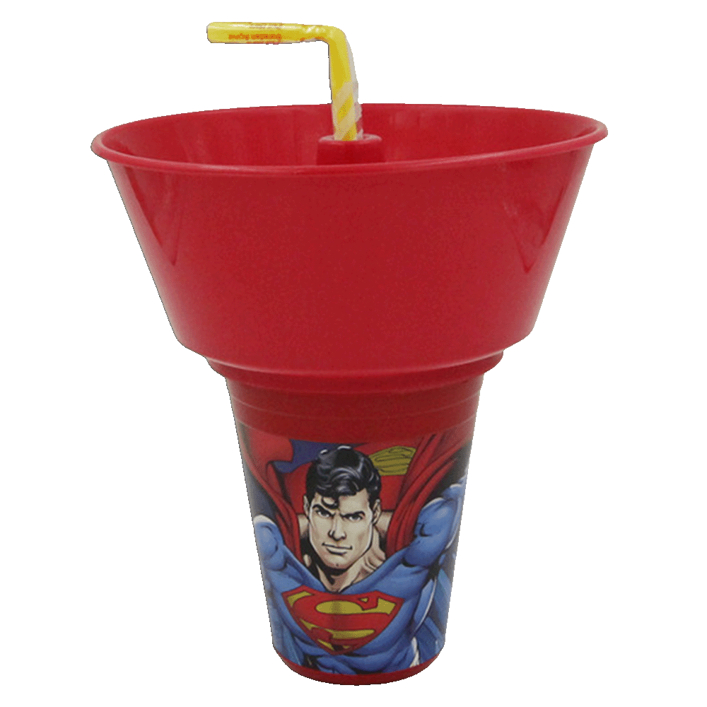 Tuffex-Superman-Snack-Bucket-with-Cup-and-Straw