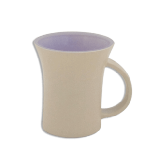 Turkish beige glass mug