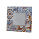 Wooden Patterned Square Photo Frame