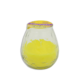 Yellow Candle With Glass Jar