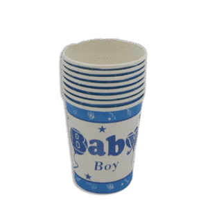 Baby Boy Birthday Designed Cups 10pcs