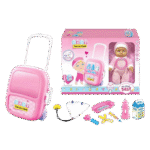 Baby Doll with Travel Bag and Accessories