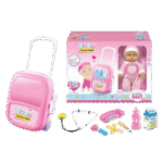 Baby Doll with Travel Bag and Accessories