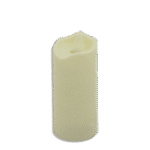 Beige Battery Candle 10cm