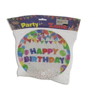 Birthday Designed Plates 6pcs