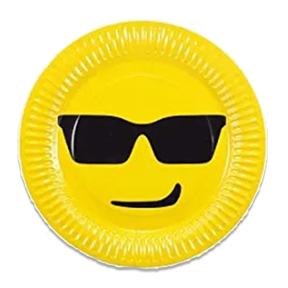 Cool-Emoji-Cartoon-Birthday-Plate-10pcs