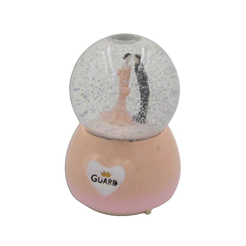 Dancing-Couple-Pink-Snow-Ball-with-Music