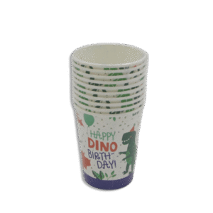Dinosaur Birthday Designed Cups 10pcs