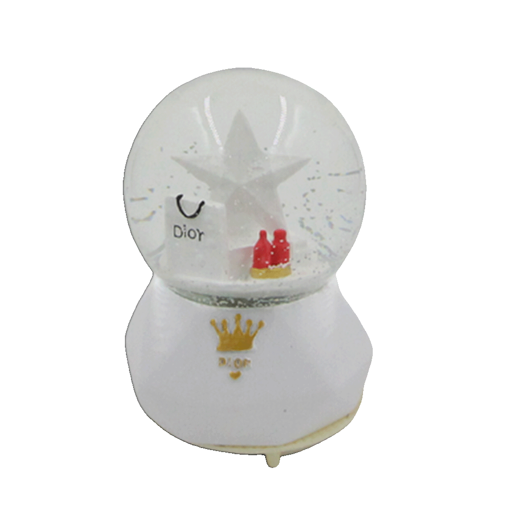 Dior Star White Snow Ball with Music