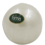 Fama 10cm White Round Candle