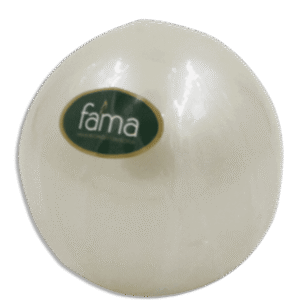 Fama 10cm White Round Candle