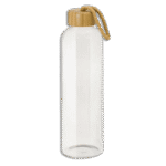 Glass Bottle with Wooden Lid 1L