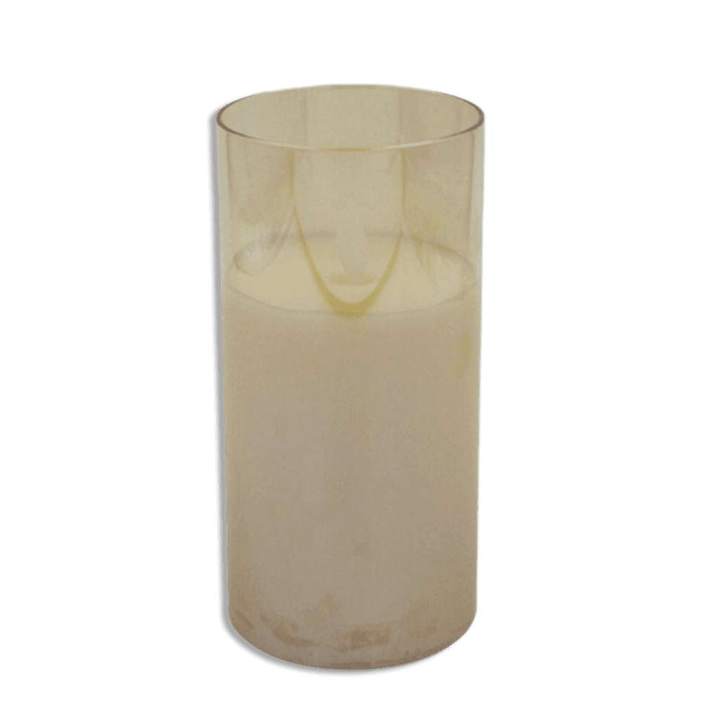 Gold-Battery-Candle-with-Cup-Large