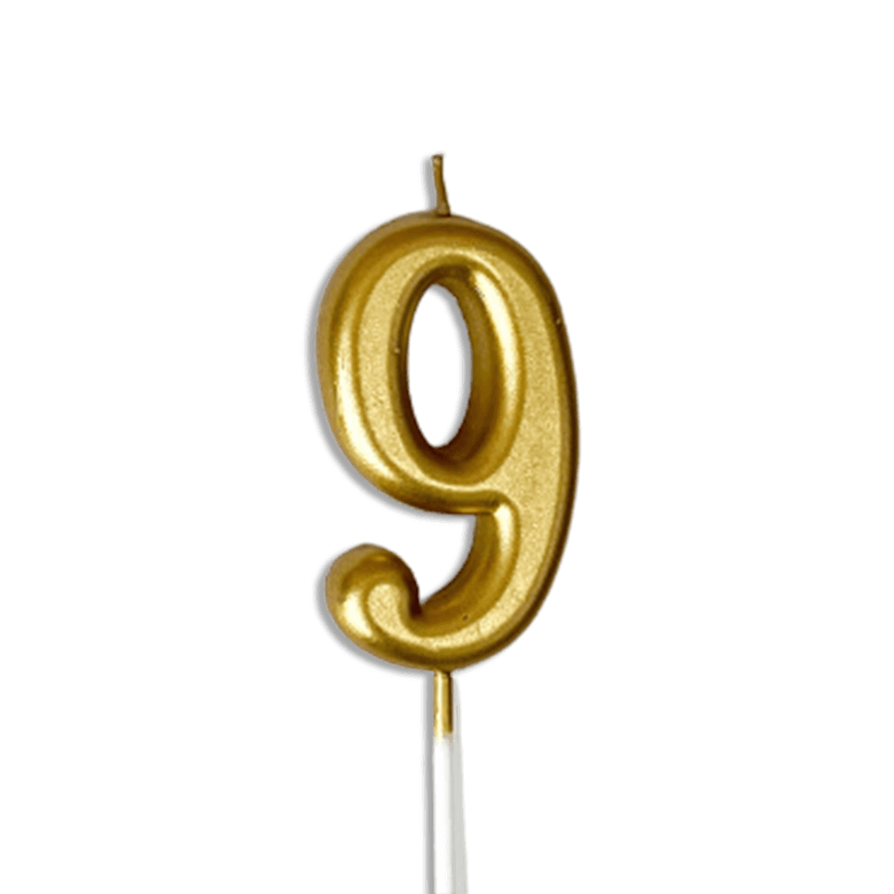 Gold-Candle-Numer-Nine