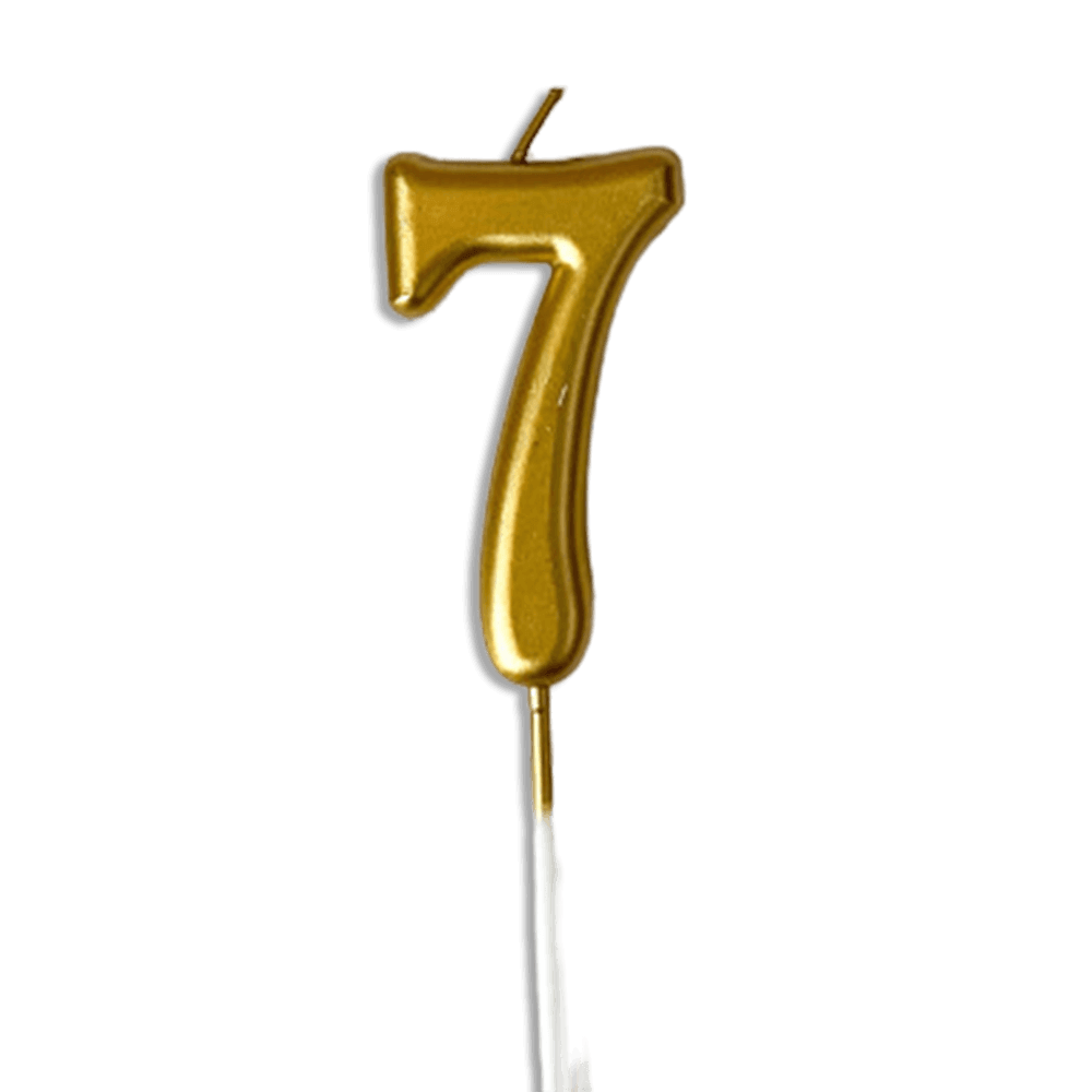 Gold-Candle-Numer-Seven