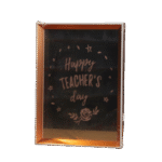 Happy Teacher's Day Black & Gold Portrait
